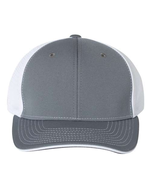Richardson 172 — Pulse Sportmesh R-Flex Cap — Charcoal/ White Split