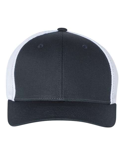 Richardson 110 — R-Flex Trucker Cap — Navy/ White