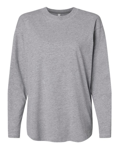 LAT 3508 — Women's Fine Jersey Long Sleeve Tee — Heather