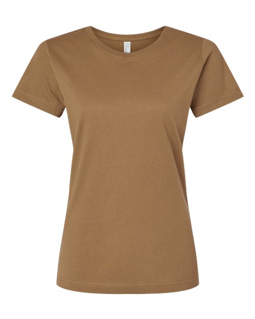 LAT 3516 — Women's Fine Jersey Tee — Coyote Brown