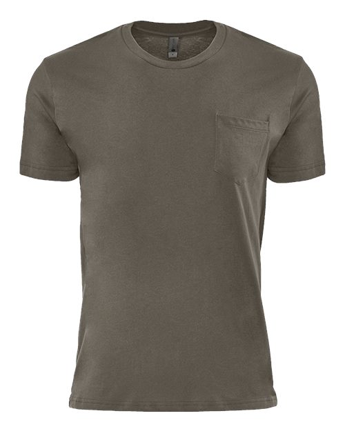 Next Level 3605 — Unisex Cotton Pocket T-Shirt — Heavy Metal