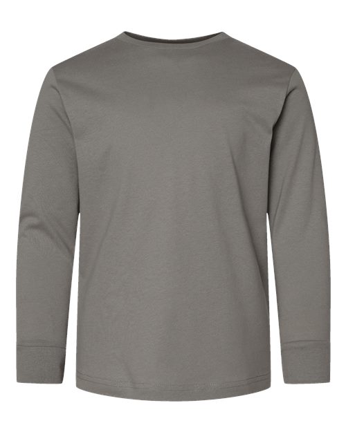 LAT 6201 — Youth Fine Jersey Long Sleeve Tee — Titanium