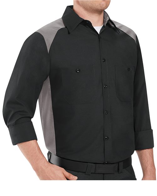 Red Kap SP18T — Men's Tall Motorsports Shirt — main view