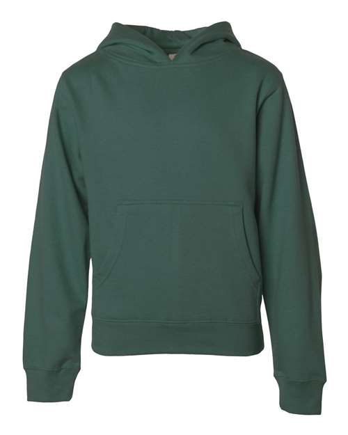 Independent Trading Co. SS4001Y — Youth Midweight Hooded Sweatshirt — Alpine Green