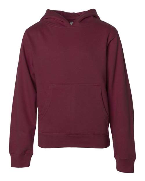 Independent Trading Co. SS4001Y — Youth Midweight Hooded Sweatshirt — Maroon
