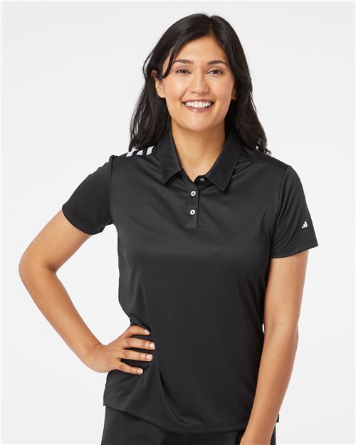 Adidas A325 — Women's 3-Stripes Shoulder Polo — main view