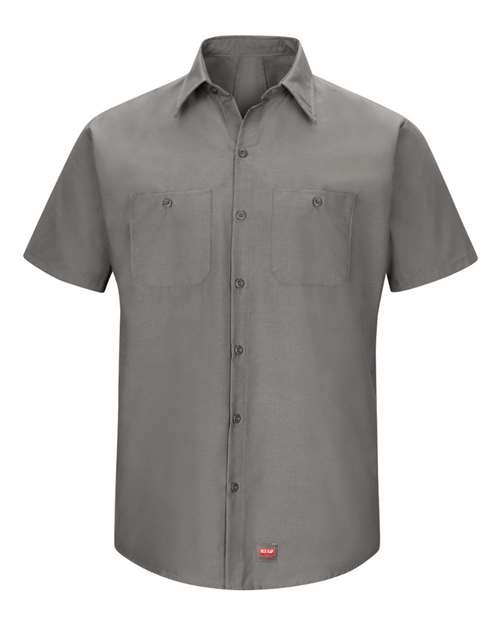 Red Kap SX20 — Men's Mimix™ Short Sleeve Work Shirt — Grey