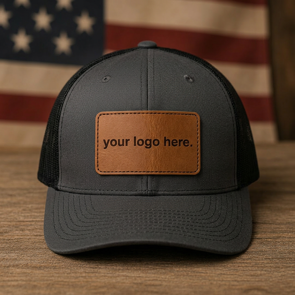 Custom Leather Patch Trucker Hat | Build Your Own | Summit Standard Co.