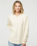 Independent Trading Co. PRM2500 — Women’s Lightweight California Wave Wash Hooded Sweatshirt — main view