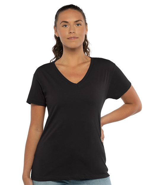 Next Level 3940 — Women’s Cotton V-Neck T-Shirt — main view