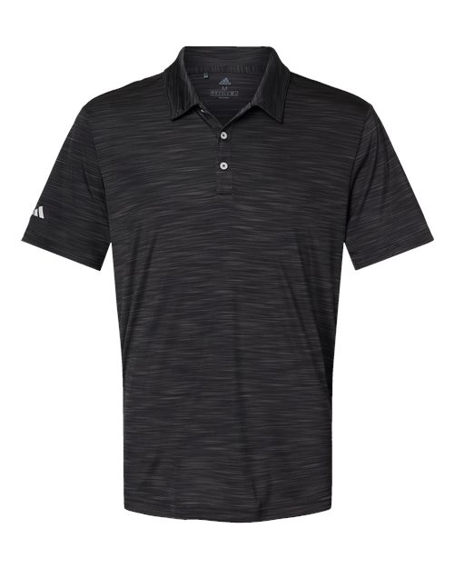 Adidas A402 — Men's Mélange Polo — Black Melange