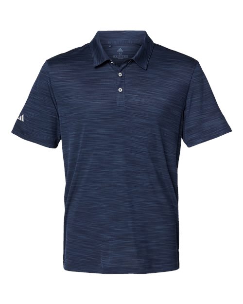Adidas A402 — Men's Mélange Polo — Collegiate Navy Melange