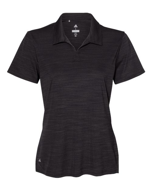 Adidas A403 — Women's Mélange Polo — Black Melange