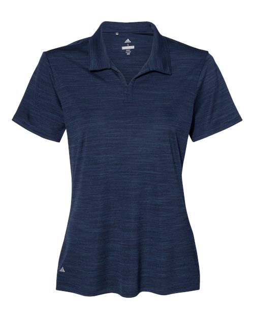 Adidas A403 — Women's Mélange Polo — Collegiate Navy Melange