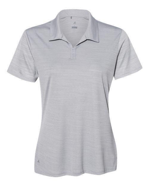 Adidas A403 — Women's Mélange Polo — Mid Grey Melange
