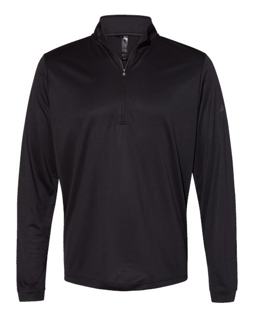 Adidas A401 — Men's Ultimate365 Lightweight Quarter-Zip Pullover — Black