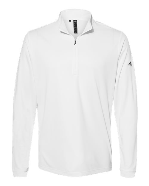 Adidas A401 — Men's Ultimate365 Lightweight Quarter-Zip Pullover — White