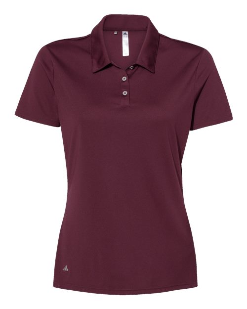 Adidas A231 — Women's Performance Polo — Maroon