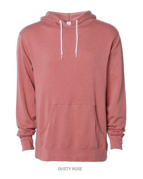 Independent Trading Co. AFX90UN — Unisex Lightweight Hooded Sweatshirt — Dusty Rose