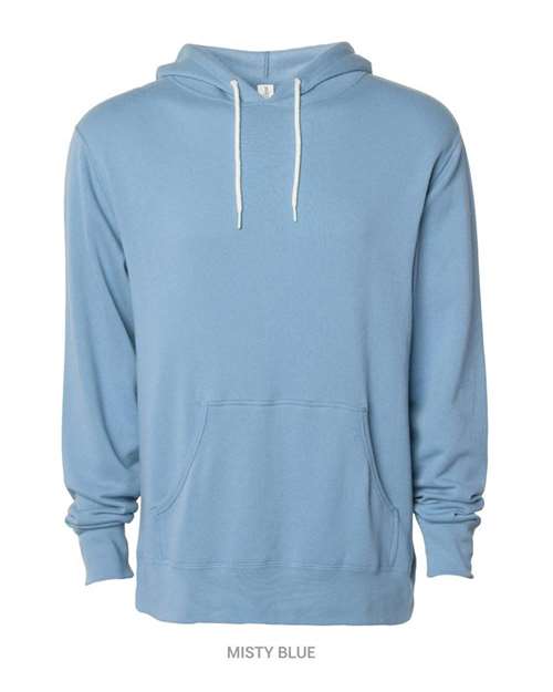 Independent Trading Co. AFX90UN — Unisex Lightweight Hooded Sweatshirt — Misty Blue