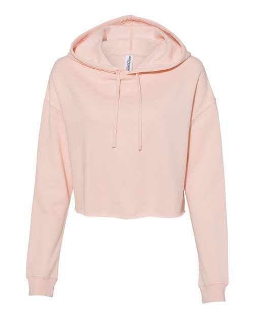 Independent Trading Co. AFX64CRP — Women’s Lightweight Crop Hooded Sweatshirt — Blush