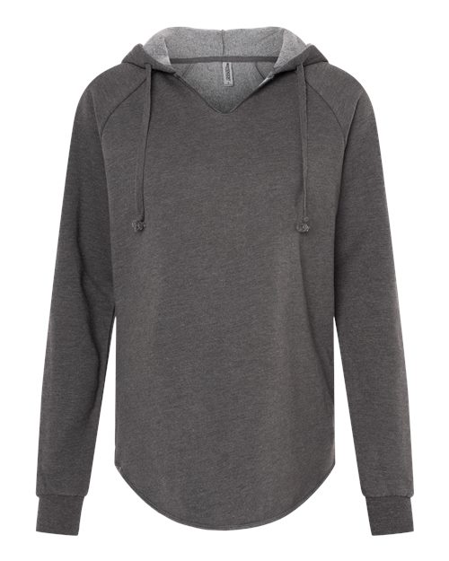 Independent Trading Co. PRM2500 — Women’s Lightweight California Wave Wash Hooded Sweatshirt — Shadow