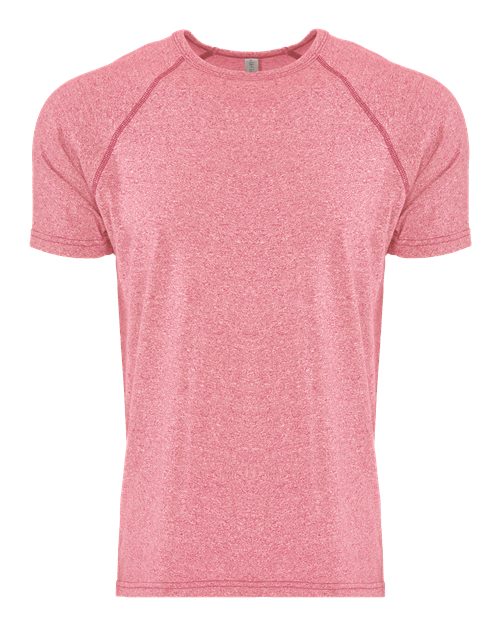 Next Level 2050 — Men's Mock Twist Raglan T-Shirt — Tech Pink