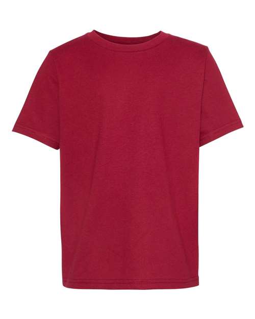 Next Level 3310 — Youth Cotton T-Shirt — Cardinal