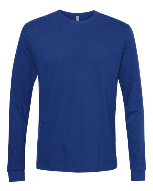 Next Level 6411 — Unisex Sueded Long Sleeve T-Shirt — Royal