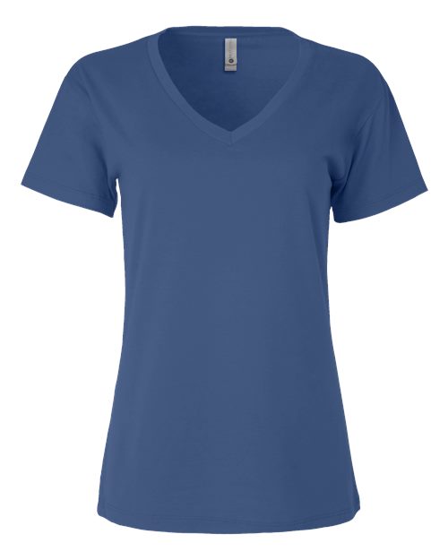 Next Level 3940 — Women’s Cotton V-Neck T-Shirt — Royal