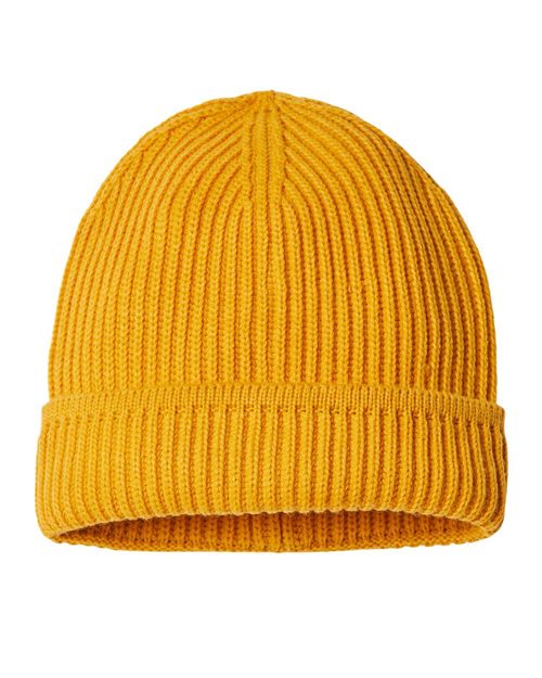 Atlantis Headwear MAPLE — Sustainable Finish Edge Cuffed Beanie — main view
