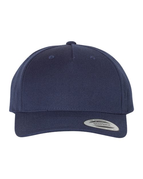 YP Classics 5789M — Premium Five-Panel Curved Bill Snapback Cap — main view