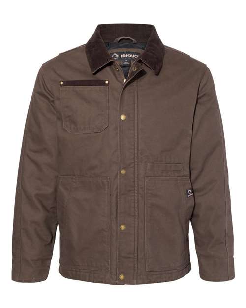 DRI DUCK 5091 — Men's Rambler Boulder Cloth Jacket — Tobacco