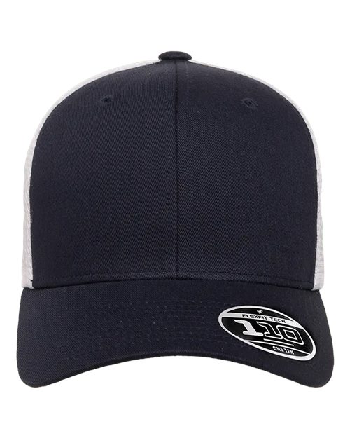 Flexfit 110M — 110® Mesh-Back Cap — Navy/ White