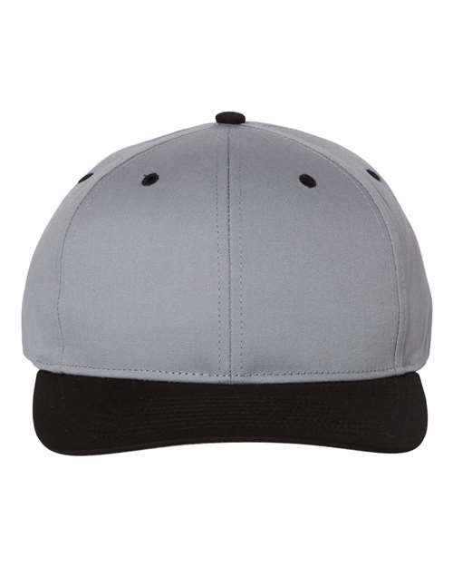 Richardson 212 — Pro Twill Snapback Cap — Grey/ Black