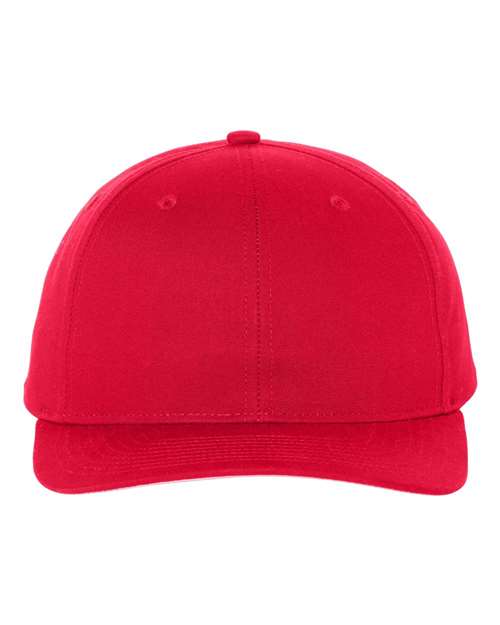 Richardson 212 — Pro Twill Snapback Cap — Red