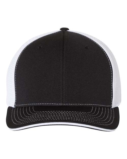 Richardson 172 — Pulse Sportmesh R-Flex Cap — Black/ White Split