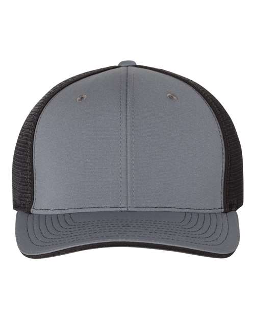 Richardson 172 — Pulse Sportmesh R-Flex Cap — Charcoal/ Black Split