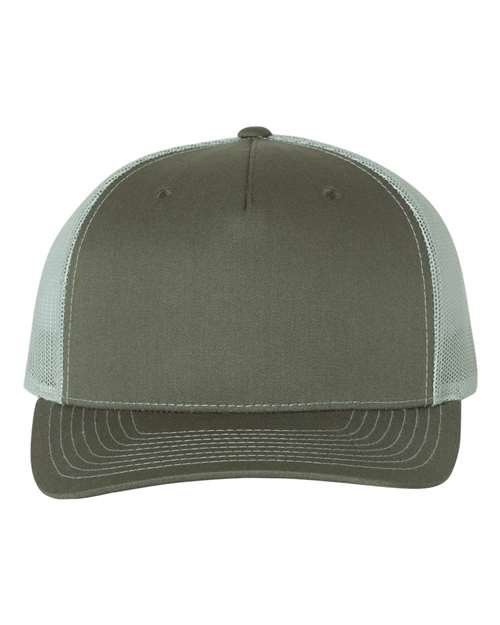 Richardson 112FP — Five-Panel Trucker Cap — Beetle/ Quarry