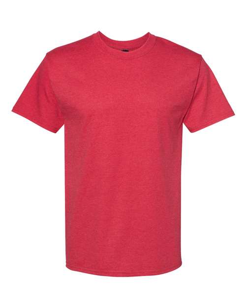 Hanes 5180 — Unisex Beefy-T® T-Shirt — Heather Red