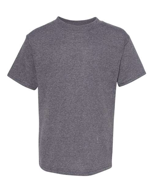 Hanes 5370 — Youth EcoSmart® T-Shirt — Charcoal Heather