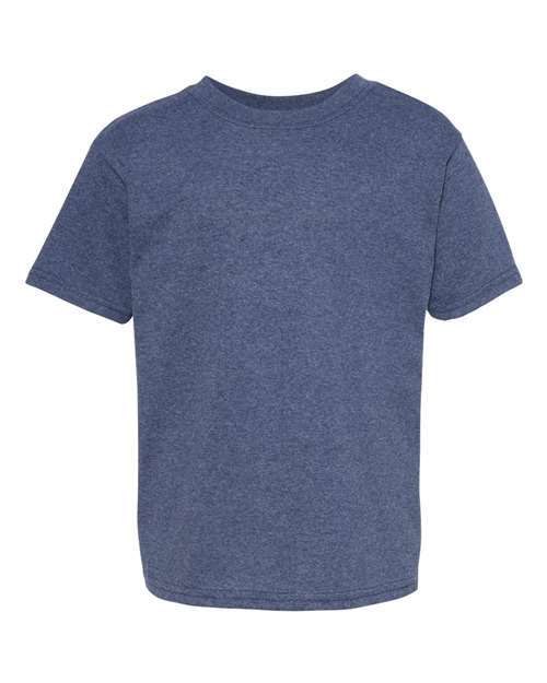 Hanes 5370 — Youth EcoSmart® T-Shirt — Heather Navy