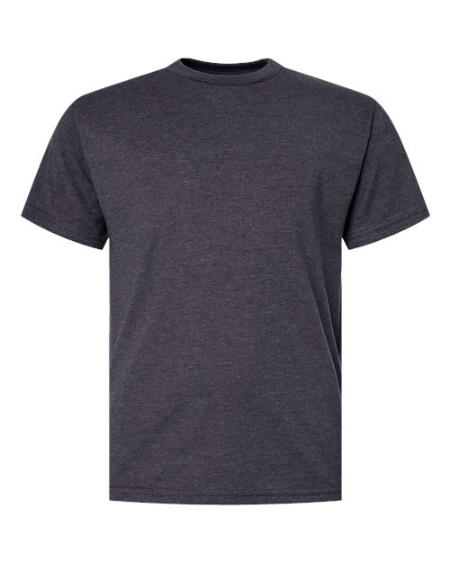 Hanes 498Y — Youth Perfect-T T-Shirt — Charcoal Heather