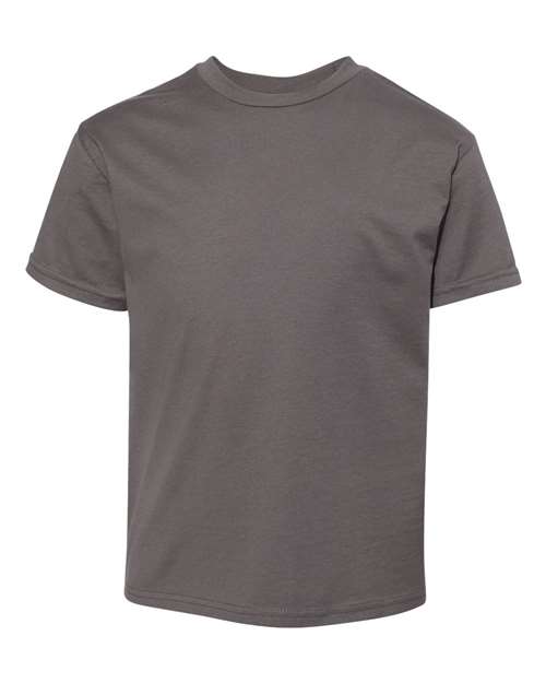 Hanes 498Y — Youth Perfect-T T-Shirt — Smoke Grey