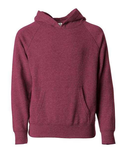 Independent Trading Co. PRM10TSB — Toddler Special Blend Hooded Raglan Sweatshirt — Crimson