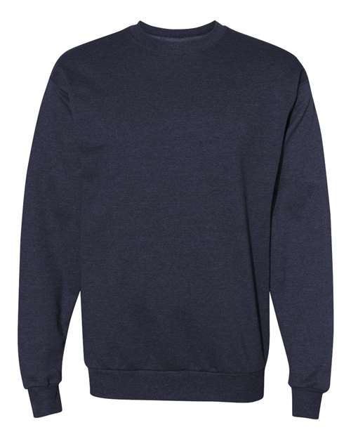 Hanes P160 — Unisex EcoSmart® Crewneck Sweatshirt — Heather Navy