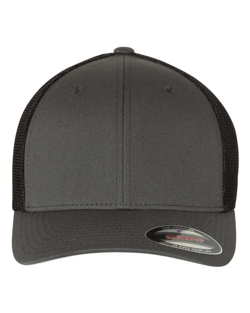 Flexfit 6511 — Trucker Cap — Charcoal/ Black