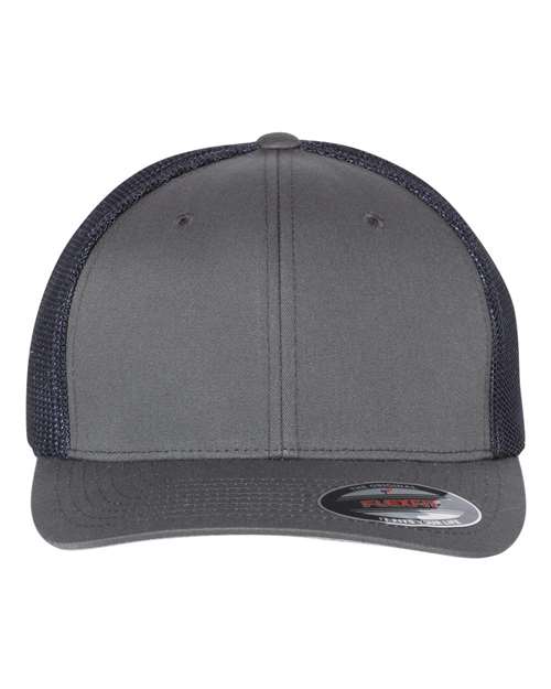 Flexfit 6511 — Trucker Cap — Charcoal/ Navy