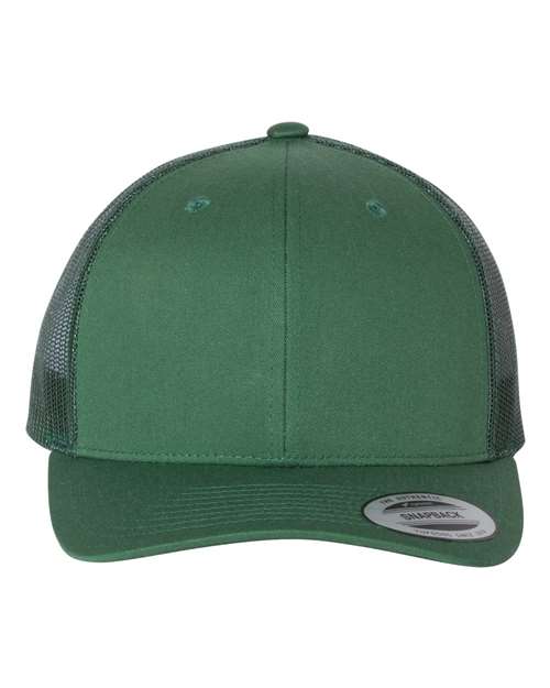 YP Classics 6606 — Retro Trucker Cap — Evergreen