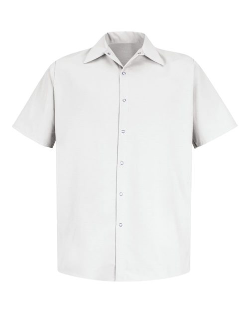 Red Kap SP26T — Men's Tall Specialized Short Sleeve Pocketless Work Shirt — main view